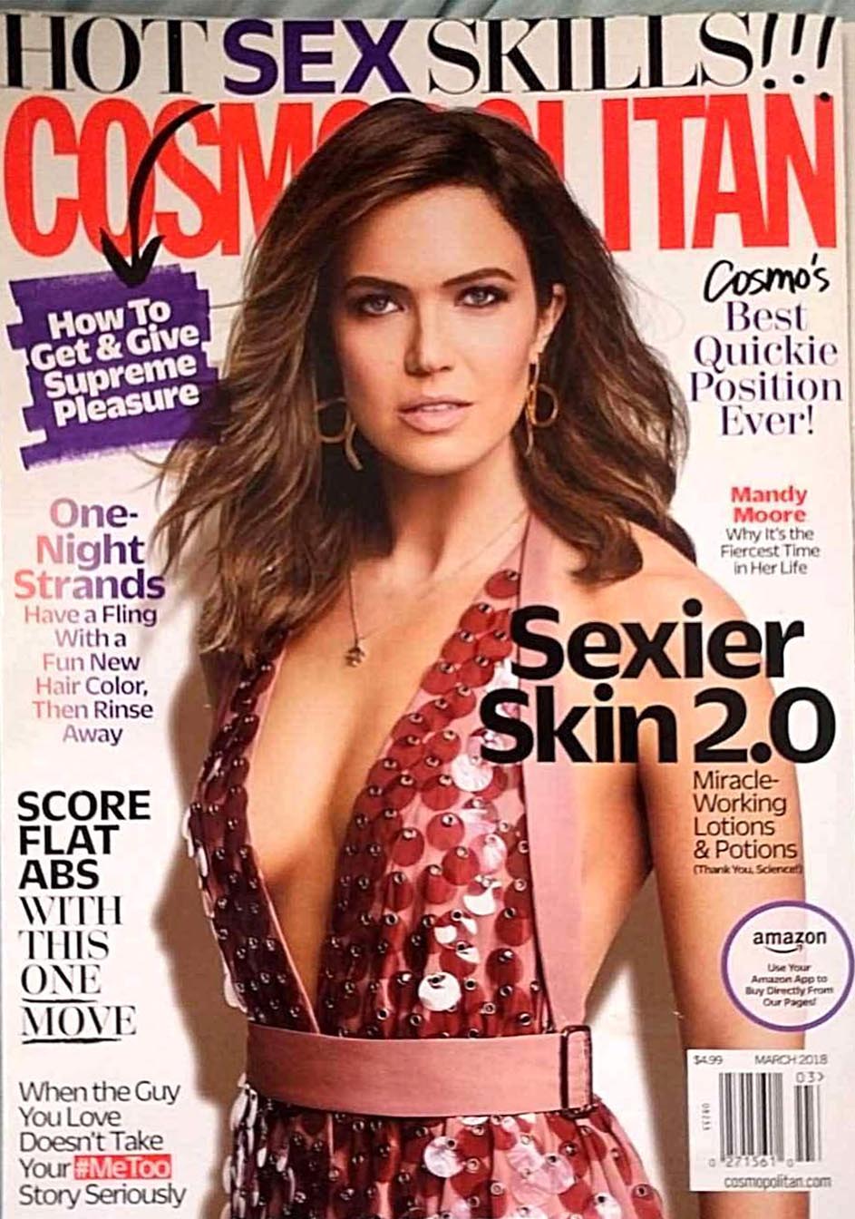 Cosmopolitan March 2018 magazine back issue Cosmopolitan magizine back copy 