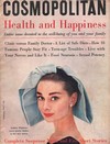 Audrey Hepburn magazine cover appearance Cosmopolitan February 1957