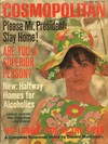 Leslie Caron magazine cover appearance Cosmopolitan November 1964