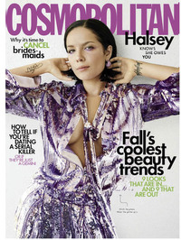 Halsey magazine cover appearance Cosmopolitan October 2019