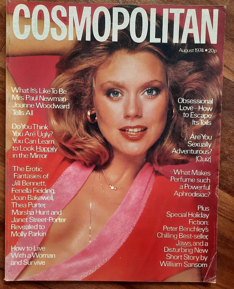 Cosmopolitan UK August 1974 Magazine, Cosmo Aug 1974