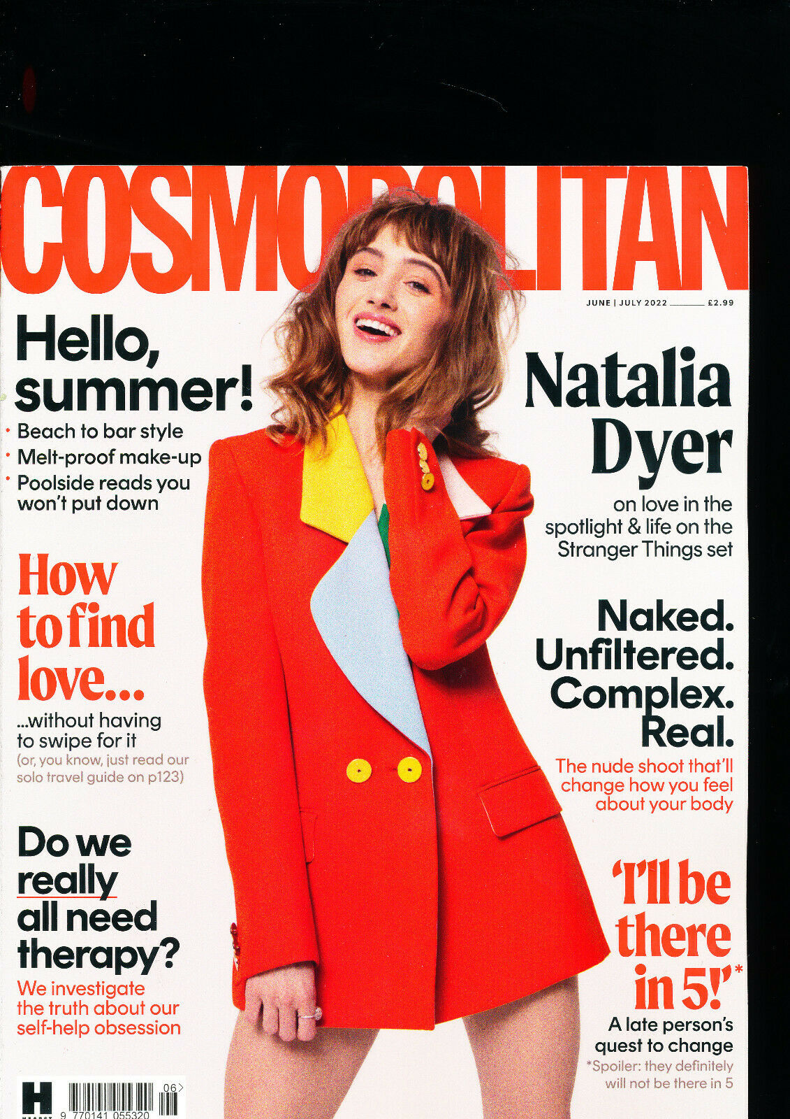 Cosmopolitan UK June/July 2022 magazine back issue Cosmopolitan UK magizine back copy 