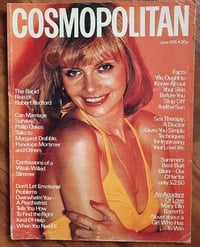 Robert Redford magazine cover appearance Cosmopolitan UK June 1974
