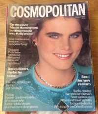 Mariel Hemingway magazine cover appearance Cosmopolitan UK August 1982