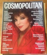 Samantha Fox magazine cover appearance Cosmopolitan UK February 1986