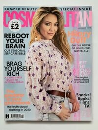 Hilary Duff magazine cover appearance Cosmopolitan UK November 2020