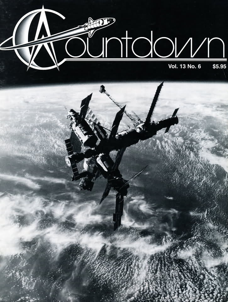 Countdown November/December 1995 magazine back issue Countdown magizine back copy 