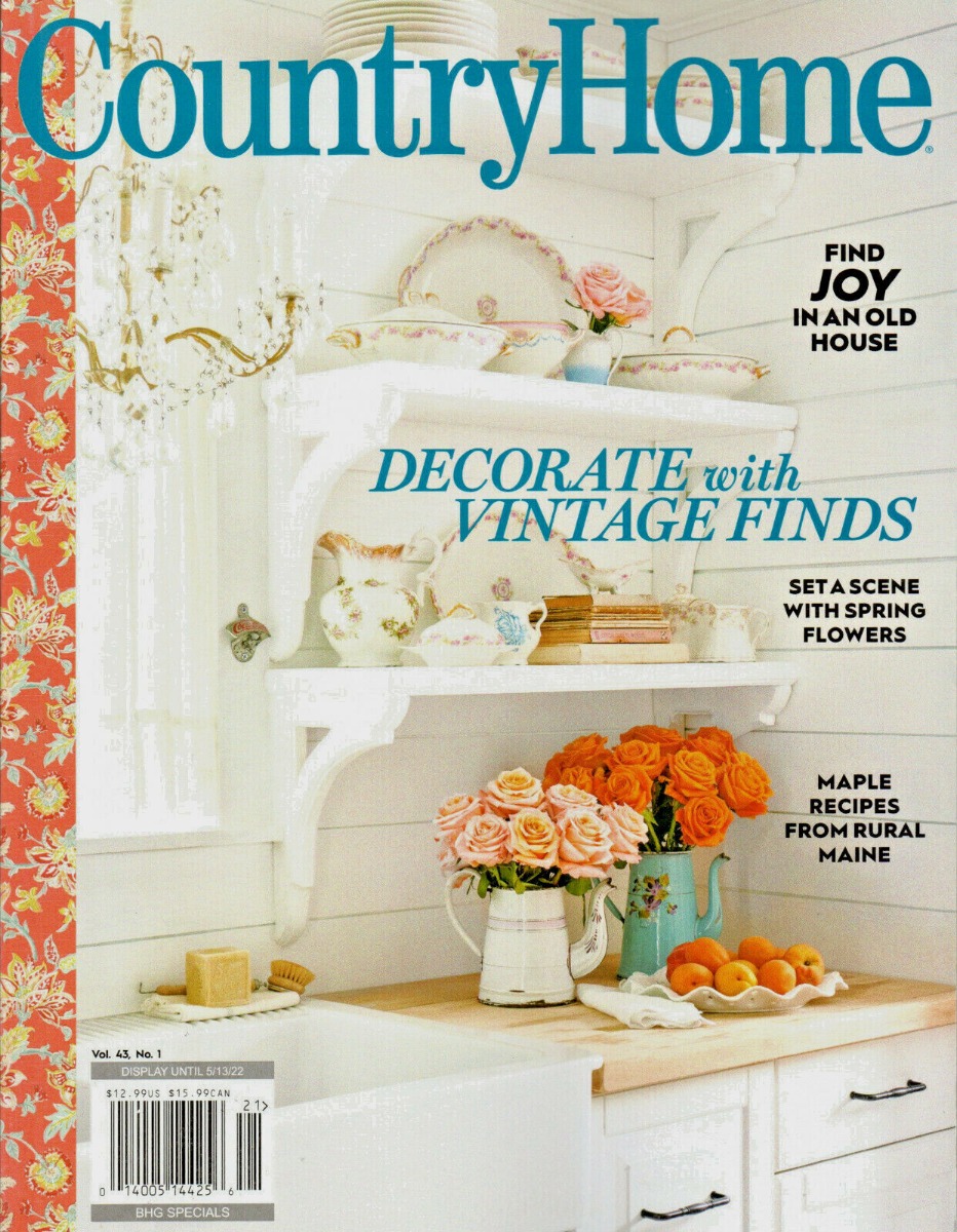 Country Home May 2022 magazine back issue Country Home magizine back copy 