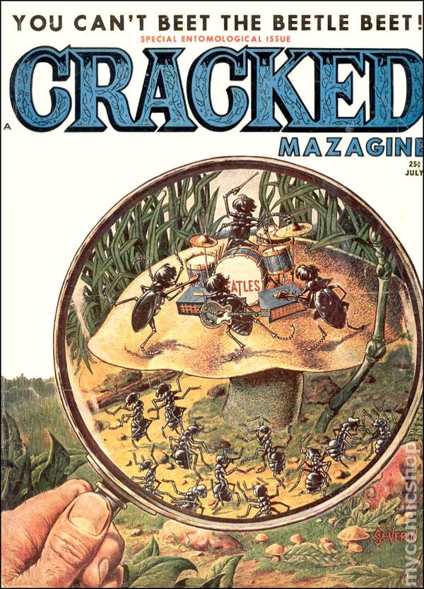 Cracked July 1964 magazine back issue Cracked magizine back copy 