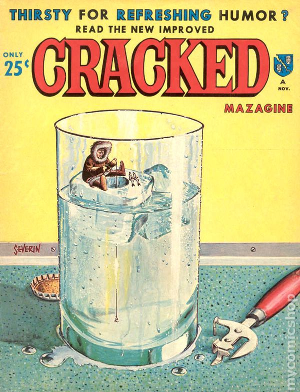 Cracked November 1964 magazine back issue Cracked magizine back copy 
