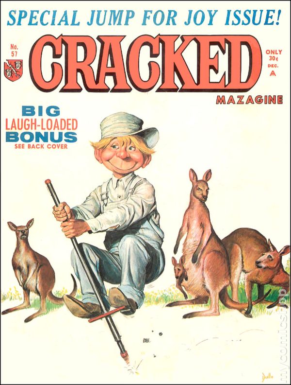 Cracked December 1966 magazine back issue Cracked magizine back copy 