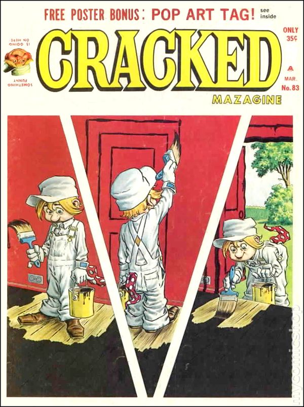 Cracked March 1970 magazine back issue Cracked magizine back copy 