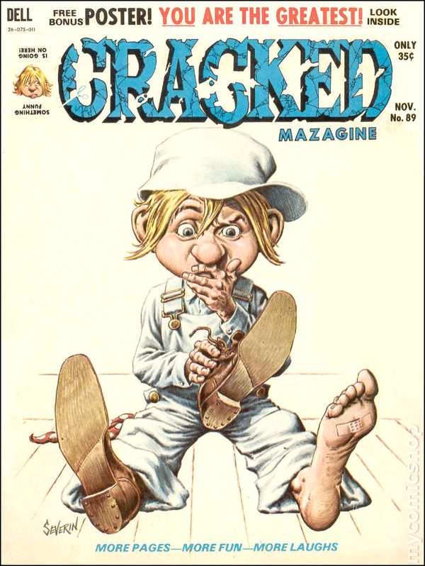 Cracked November 1970 magazine back issue Cracked magizine back copy 