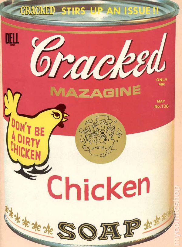 Cracked May 1973 magazine back issue Cracked magizine back copy 