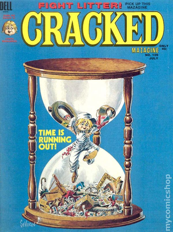 Cracked July 1973 magazine back issue Cracked magizine back copy 