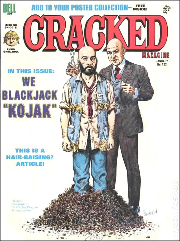 Cracked January 1975 magazine back issue Cracked magizine back copy 