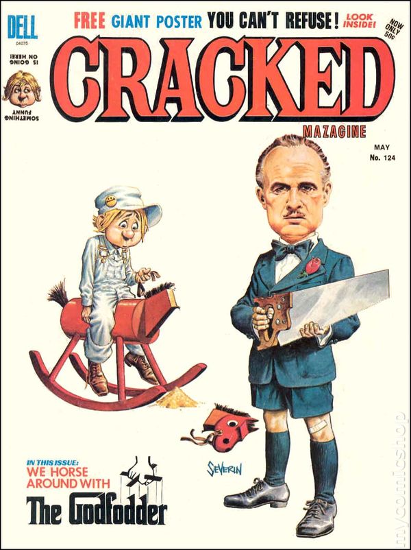 Cracked May 1975 magazine back issue Cracked magizine back copy 