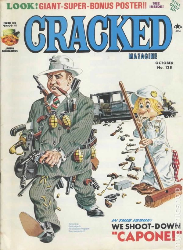 Cracked October 1975 magazine back issue Cracked magizine back copy 