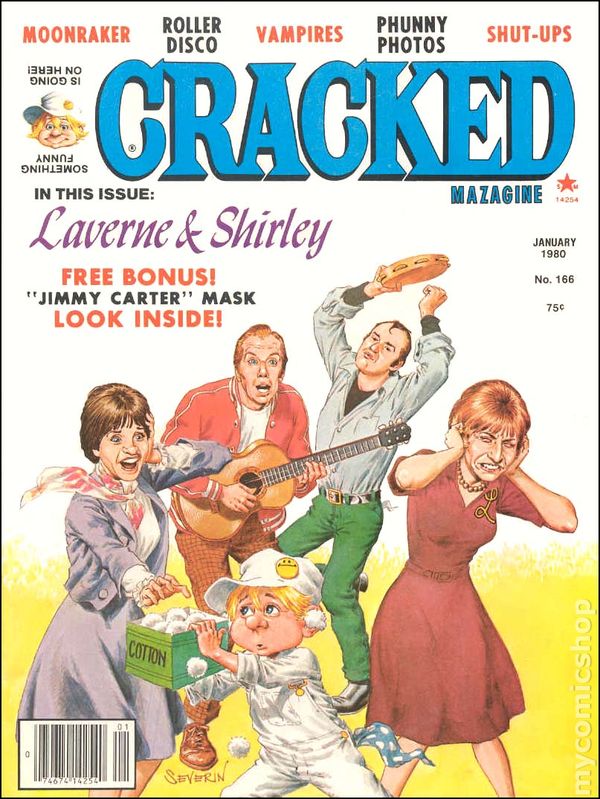 Cracked January 1980 magazine back issue Cracked magizine back copy 