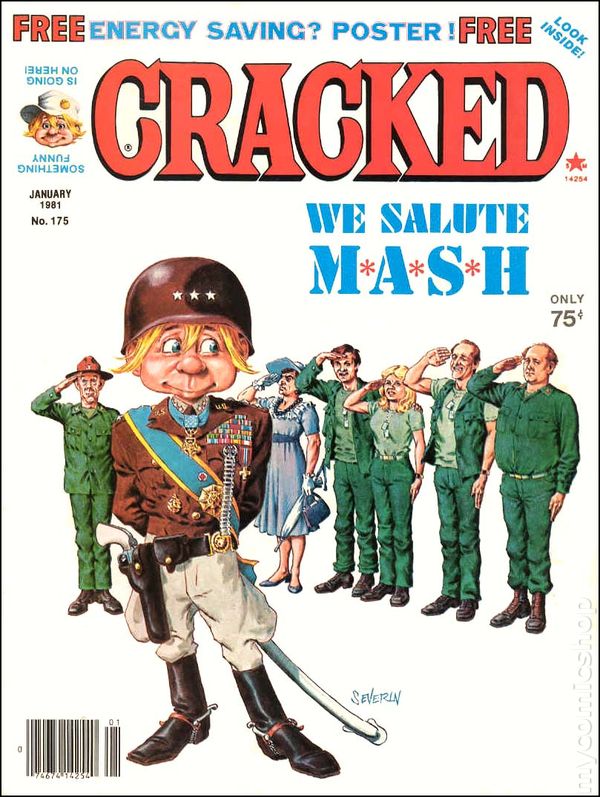 Cracked January 1981 magazine back issue Cracked magizine back copy 