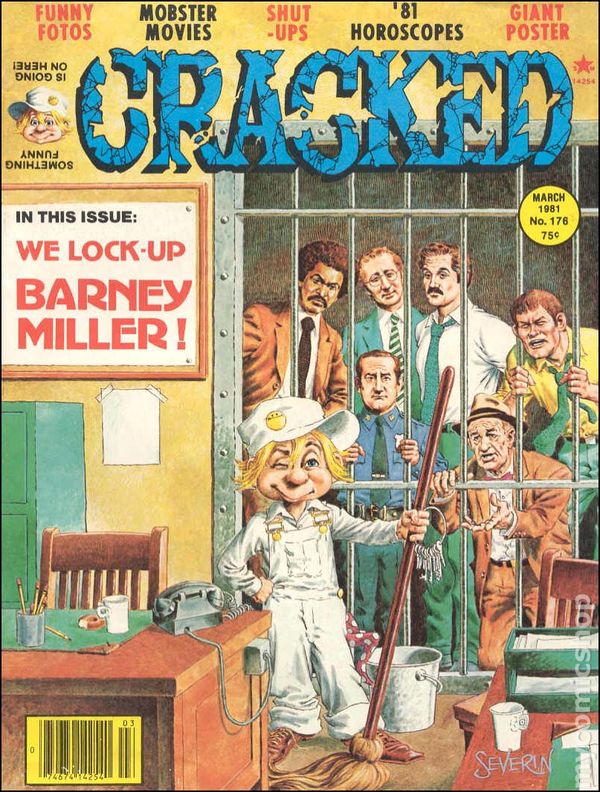 Cracked March 1981 magazine back issue Cracked magizine back copy 