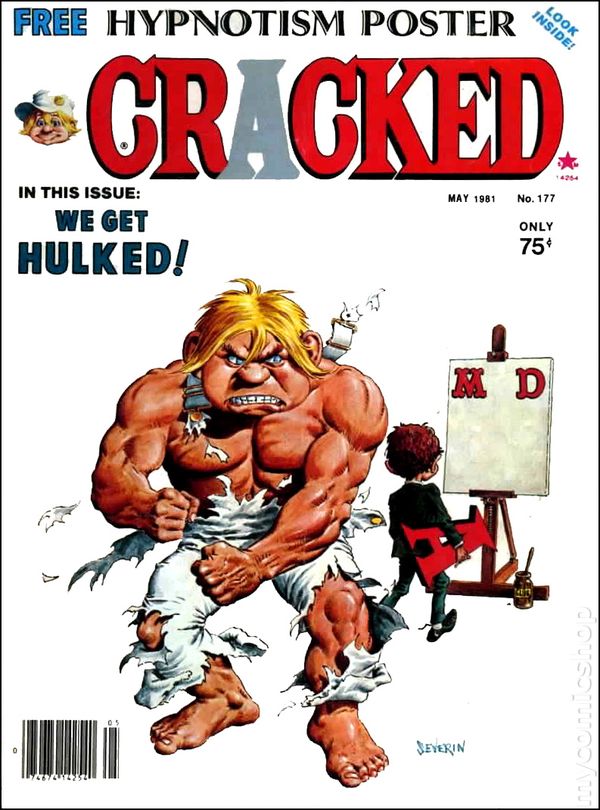 Cracked May 1981 magazine back issue Cracked magizine back copy 