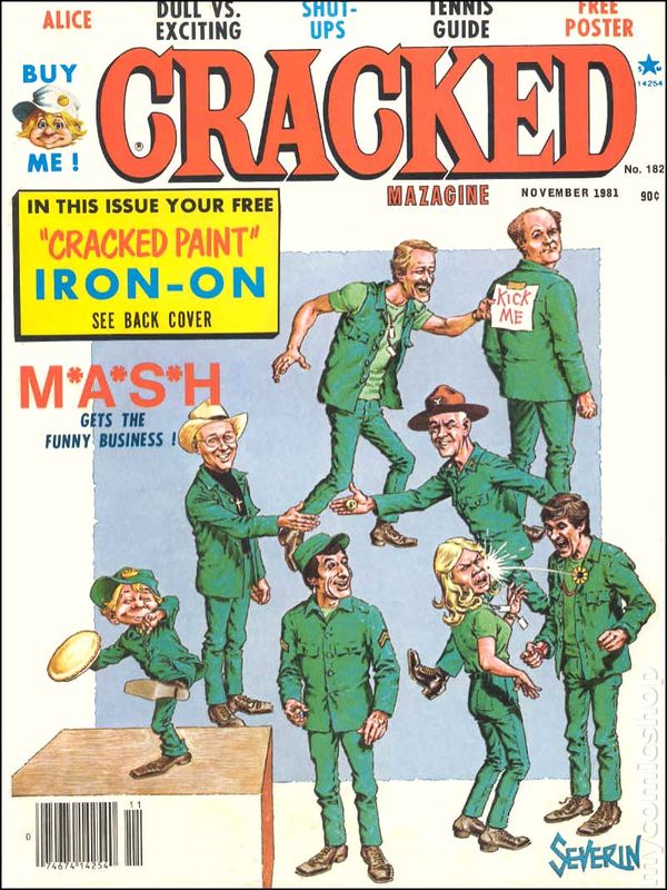 Cracked November 1981 magazine back issue Cracked magizine back copy 