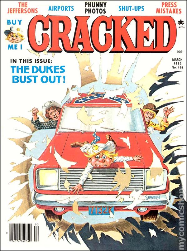 Cracked March 1982 magazine back issue Cracked magizine back copy 