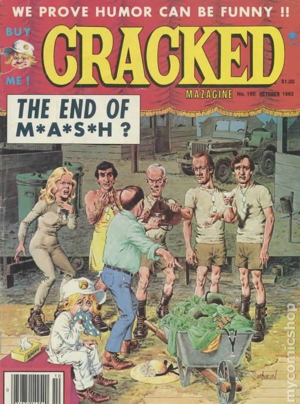 Cracked October 1982 magazine back issue Cracked magizine back copy 