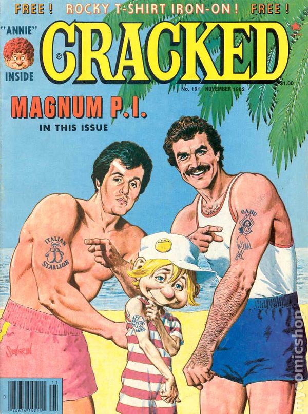 Cracked November 1982 magazine back issue Cracked magizine back copy 
