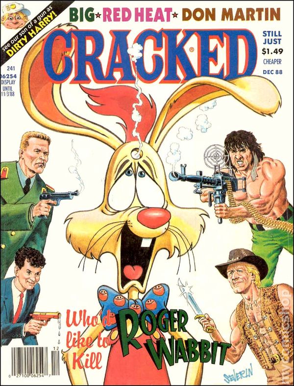 Cracked December 1988 magazine back issue Cracked magizine back copy 
