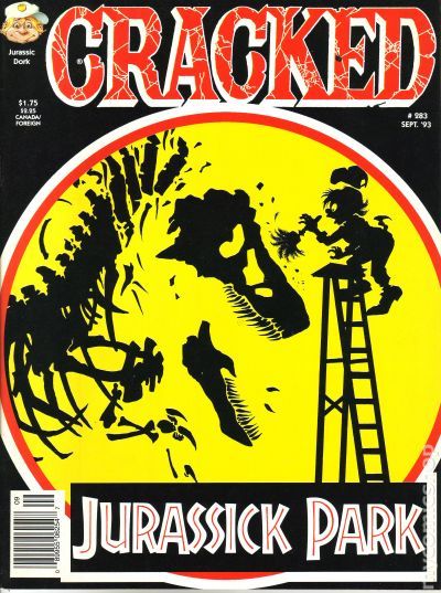 Cracked September 1993 magazine back issue Cracked magizine back copy 
