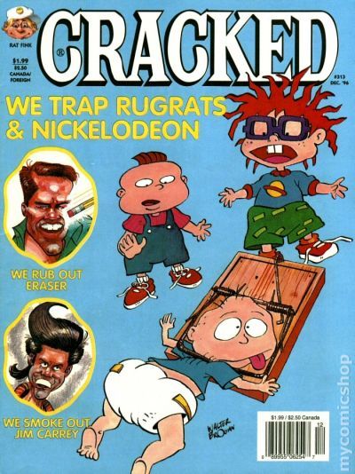 Cracked December 1996 magazine back issue Cracked magizine back copy 