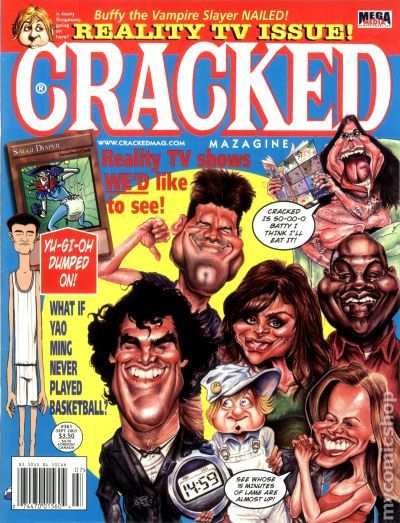 Cracked September 2003 magazine back issue Cracked magizine back copy 