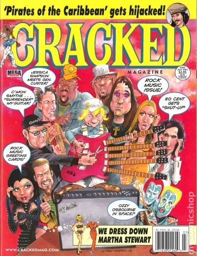 Cracked July 2004 magazine back issue Cracked magizine back copy 