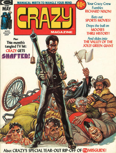 Crazy May 1974 magazine back issue Crazy magizine back copy 