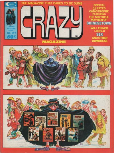 Crazy February 1975 magazine back issue Crazy magizine back copy 
