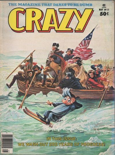 Crazy May 1976 magazine back issue Crazy magizine back copy 