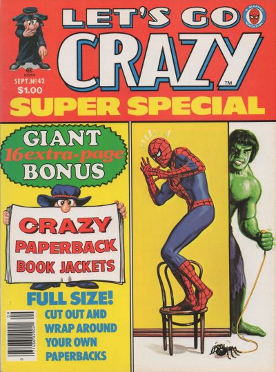 Crazy September 1978 magazine back issue Crazy magizine back copy 