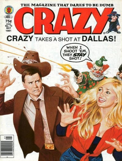 Crazy May 1981 magazine back issue Crazy magizine back copy 