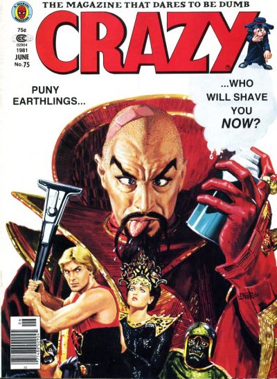 Crazy June 1981 magazine back issue Crazy magizine back copy 