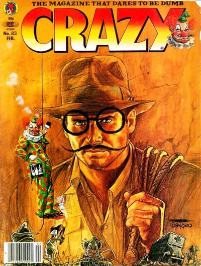 Crazy February 1982 magazine back issue Crazy magizine back copy 