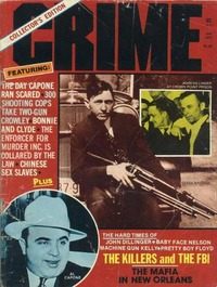 John Dillinger magazine cover appearance Crime # 1, January 1975
