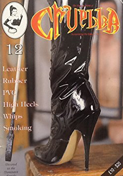 Cruella # 12 magazine back issue Cruella magizine back copy 