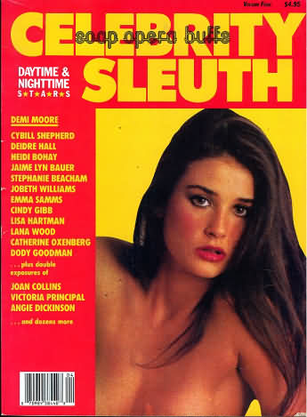 Celebrity Sleuth Vol. 1 # 4 magazine back issue Celebrity Sleuth by Volume magizine back copy 