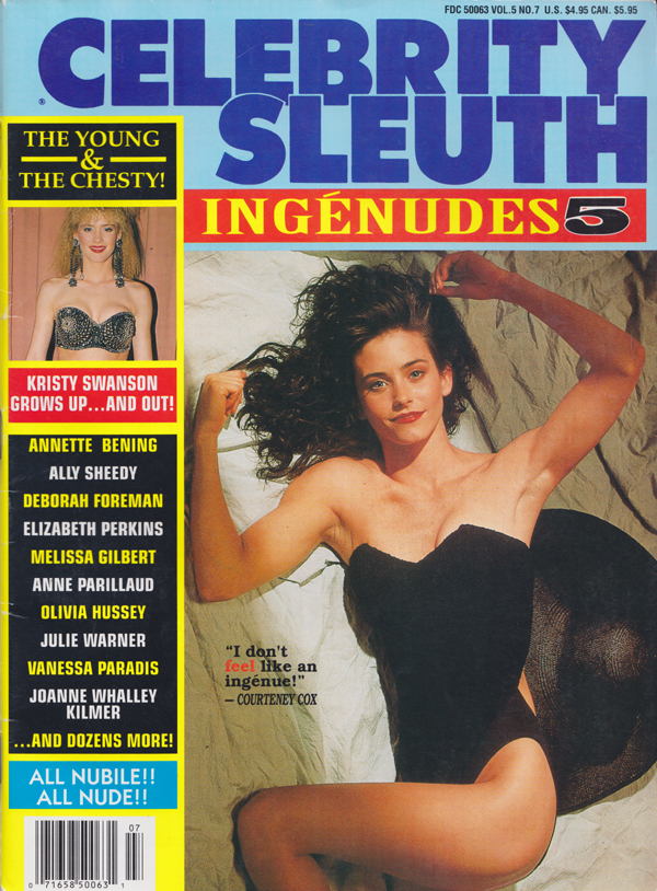 Celebrity Sleuth Vol. 5 # 7, Ingénudes 5 magazine back issue Celebrity Sleuth by Volume magizine back copy 