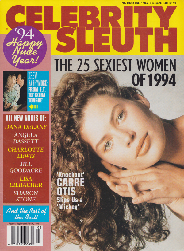 Celebrity Sleuth by Volume Vol. 7 # 2 magazine back issue Celebrity Sleuth by Volume magizine back copy 