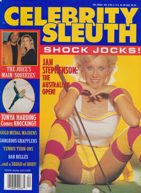 Celebrity Sleuth by Volume Vol. 8 # 4 magazine back issue Celebrity Sleuth by Volume magizine back copy 