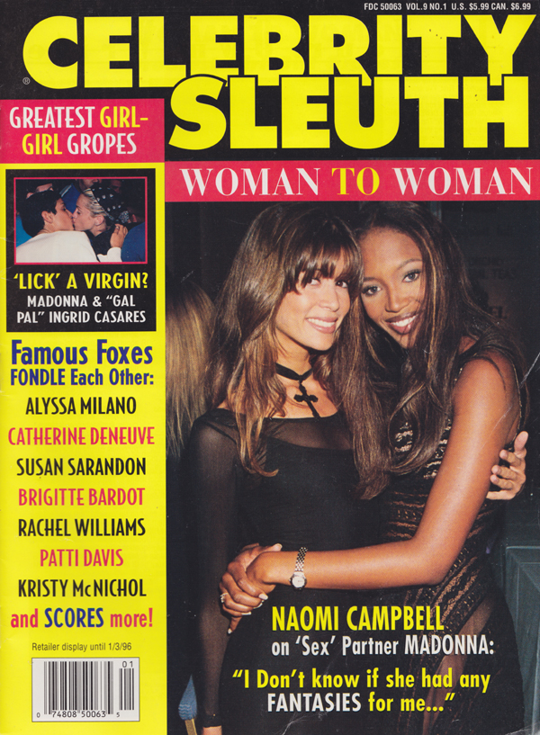 Celebrity Sleuth Vol. 9 # 1 magazine back issue Celebrity Sleuth by Volume magizine back copy 