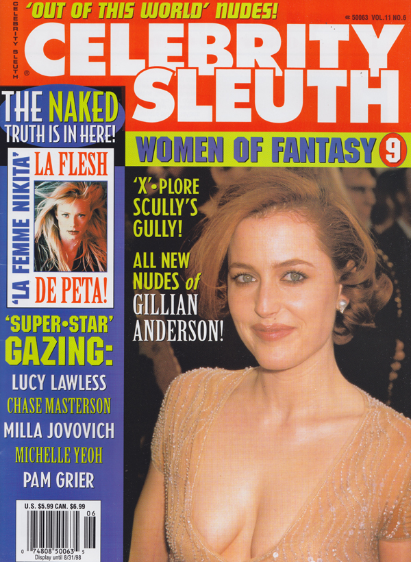 Celebrity Sleuth by Volume Vol. 11 # 6 magazine back issue Celebrity Sleuth by Volume magizine back copy 